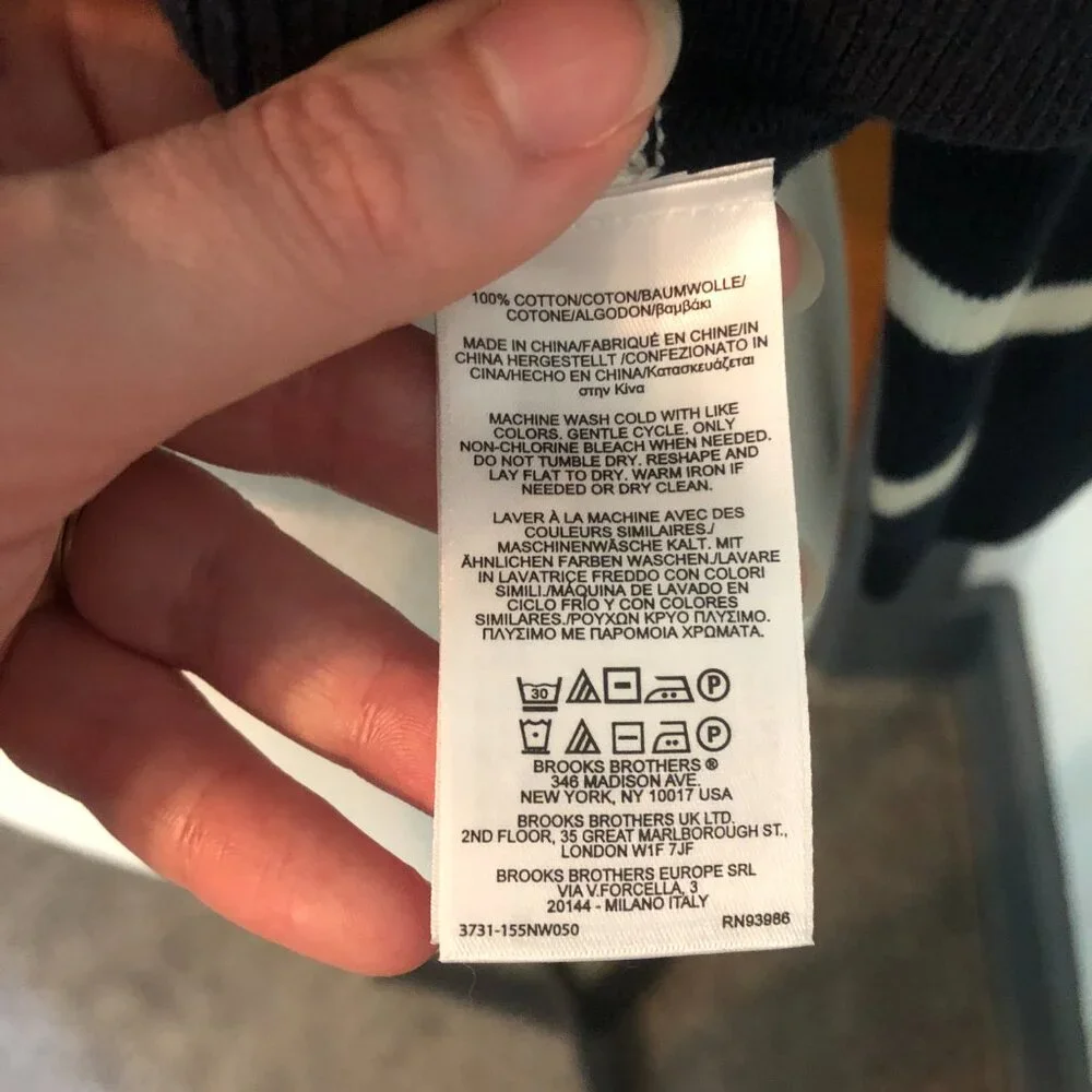 'Brooks Brothers' Fleece Pullover Mock Neck Sweater - Size XL - Picture 7 of 7